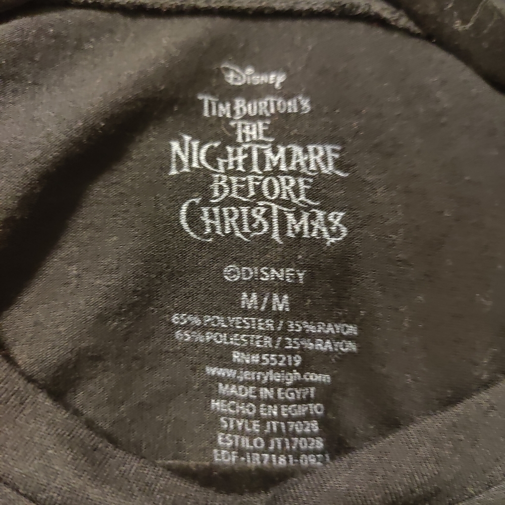 Disney Tim Burton's The nightmare before Christmas t-shirt size medium - Picture 4 of 4
